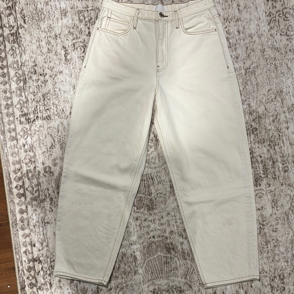 Classic frame le italien Cream Women's Jeans